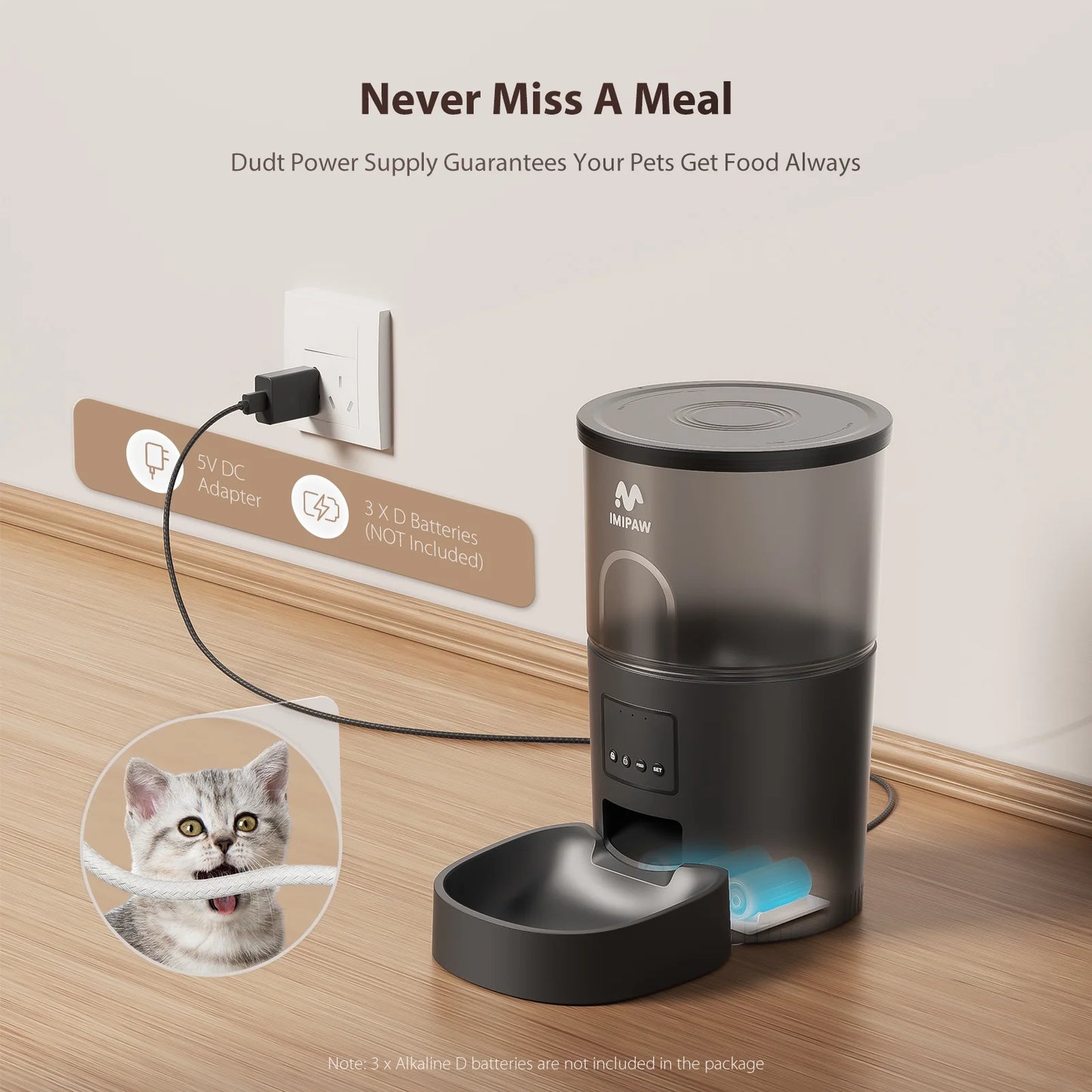 Furmate™ SmartCam Auto Feeder (BLACK)