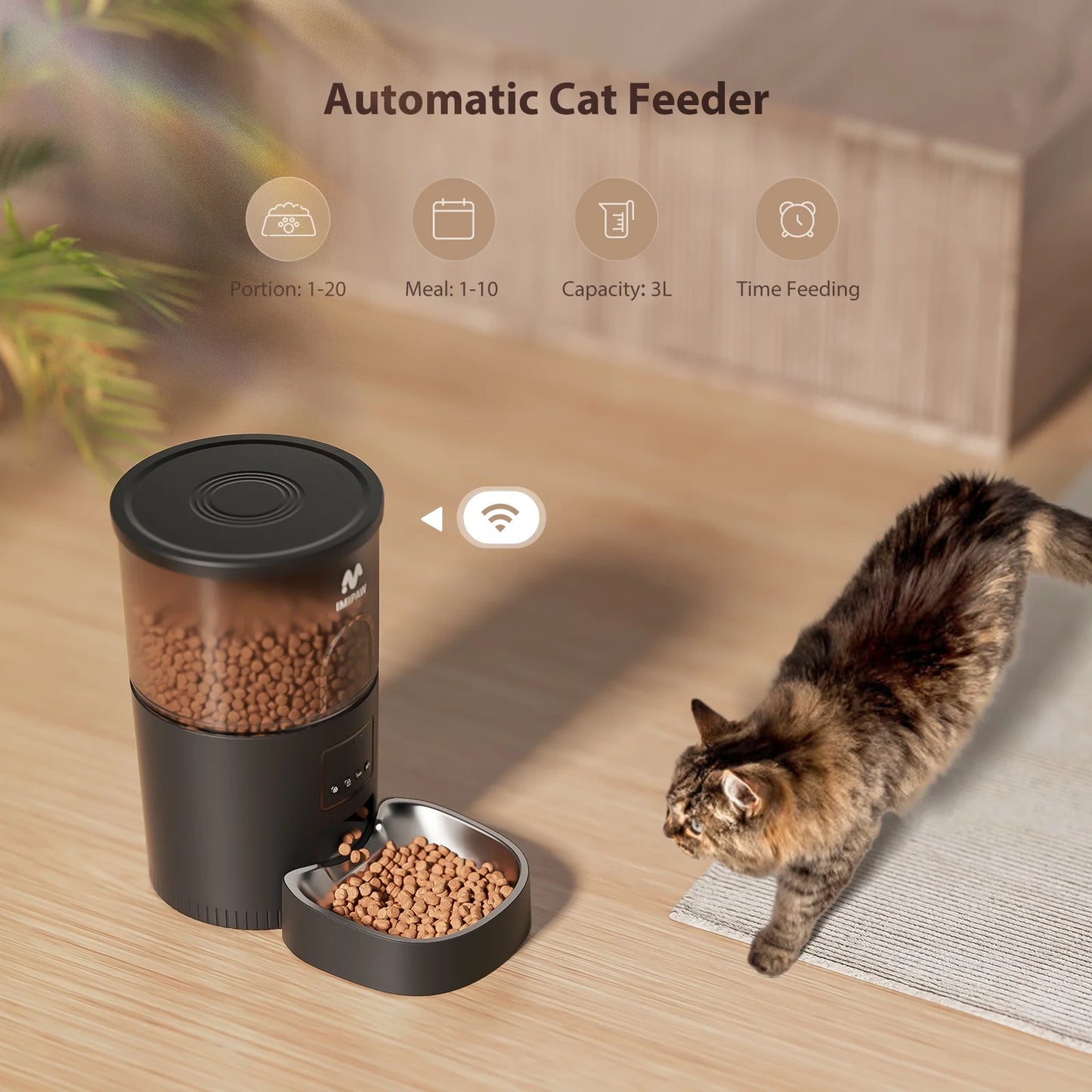 Furmate™ SmartCam Auto Feeder (BLACK)
