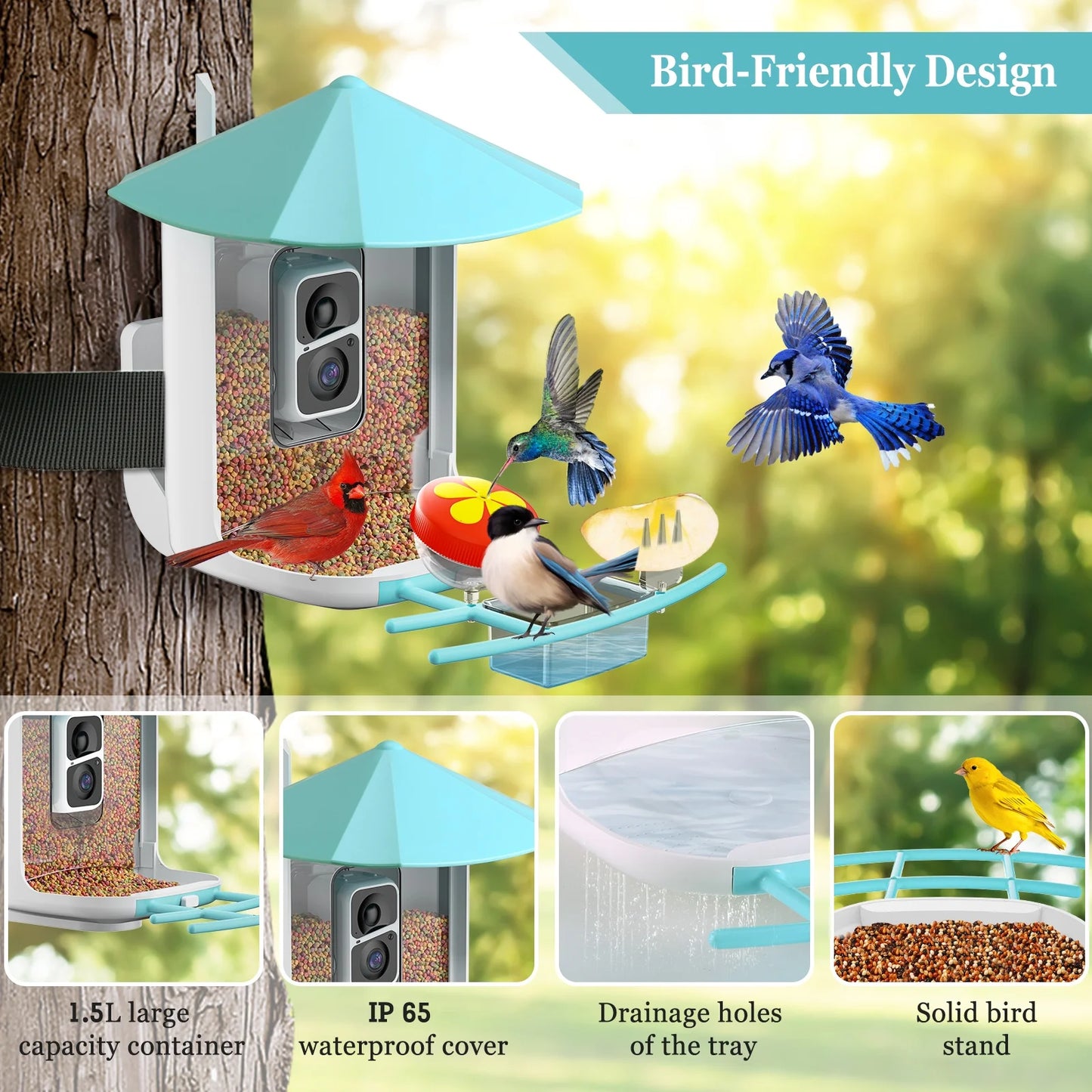 Furmate™ Smart Bird Feeder With Cam